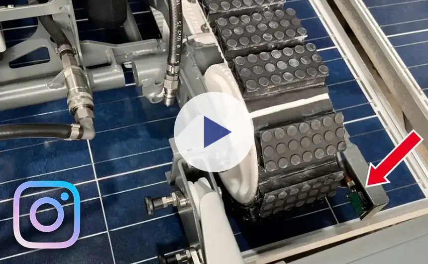 Ein Traktionsband in Nahaufnahme