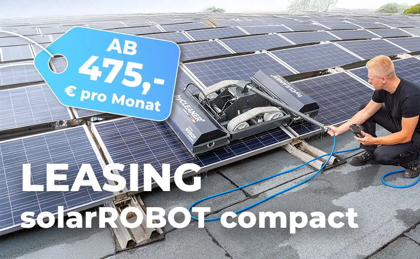 Preisschild Leasing solarROBOT compact