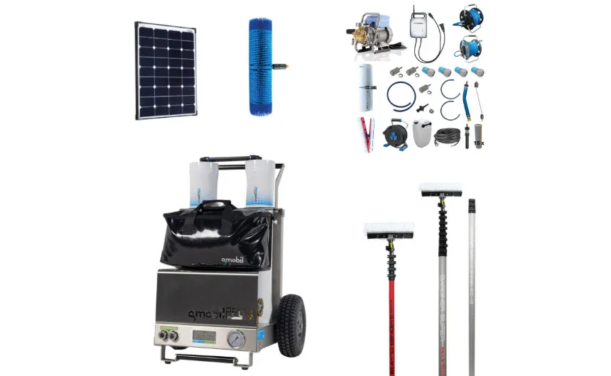 Osmobil Pro X with various accessories